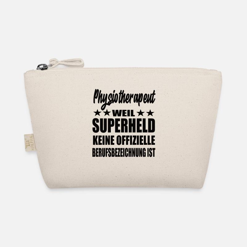 Physiotherapeut Superheld Spruch Bio-Täschchen