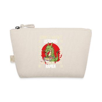 Sorry I Wasn't Listening I Was Thinking About - Organic Pouch - nature - Front