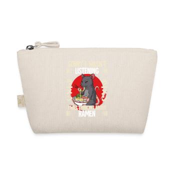 Sorry I Wasn't Listening I Was Thinking About - Organic Pouch - nature - Front