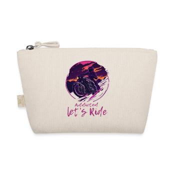 Synthwave Biker Retrowave Sunset Motocycliste - Trousse biologique - nature - Devant