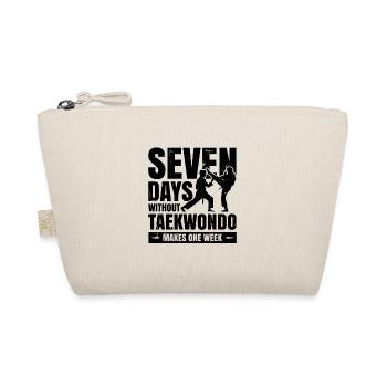 Seven days without Taekwondo - Bio-Täschchen - Natur - Vorne