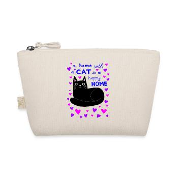 Cat cats beautiful saying cat owner - Organic Pouch - nature - Front