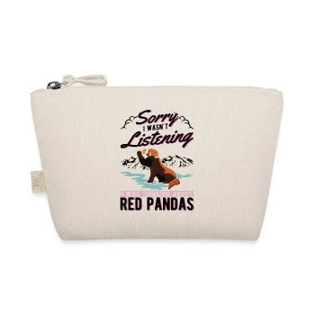 Red Panda Cadeau Chat Ours Panda Rouge - Trousse biologique - nature - Devant