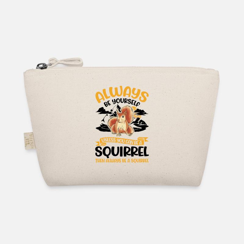 Always be yourself Squirrel Eichhörnchen Bio-Täschchen