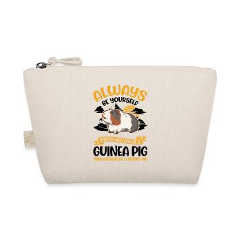 Meerschweinchen Geschenk Guinea Pig - Bio-Täschchen - Natur - Vorne