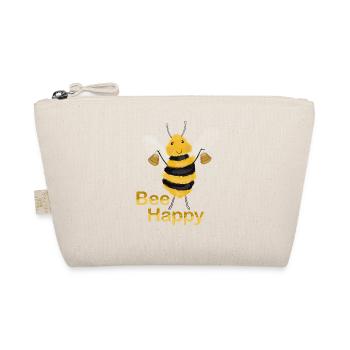 Bee Happy - Bio-Täschchen - Natur - Vorne
