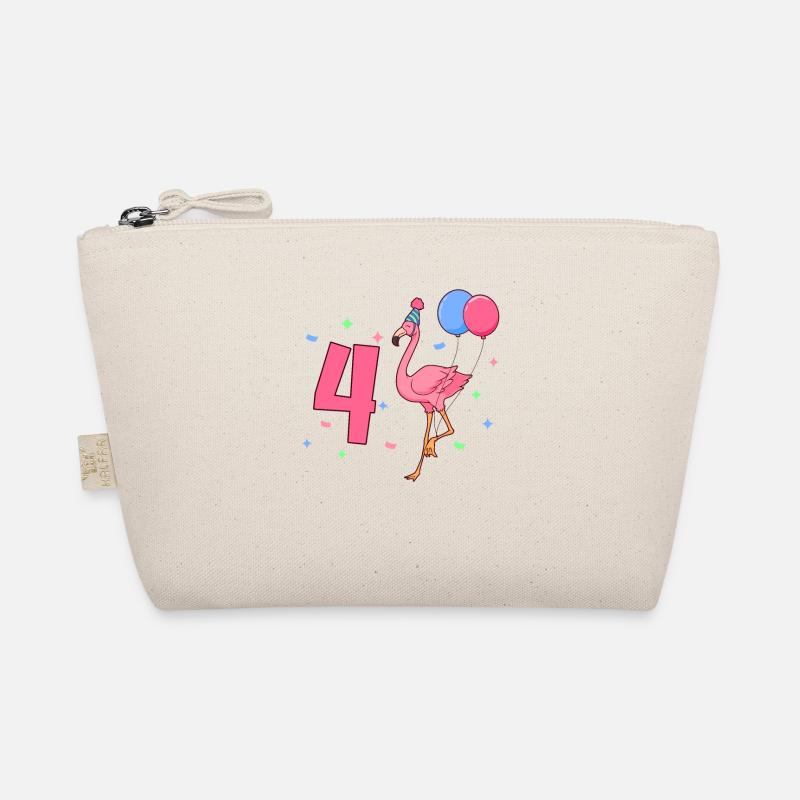 Avec Flamingo - Anniversaire Filles 4 Ans Trousse biologique