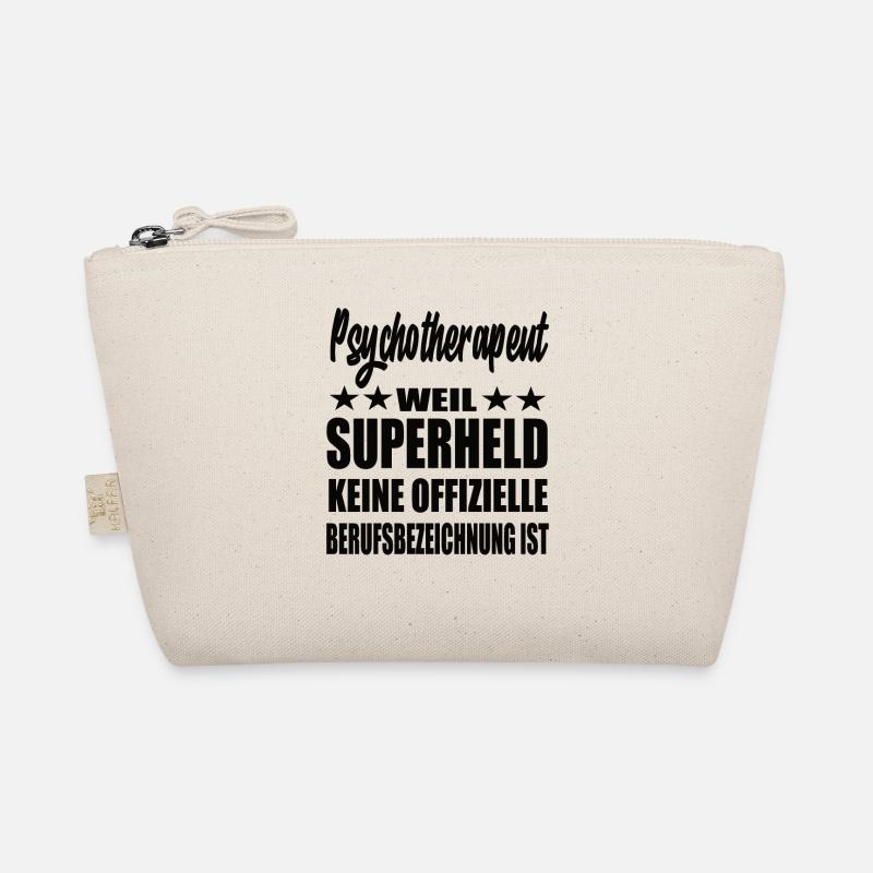 Psychsotherapeut Superheld Spruch Bio-Täschchen