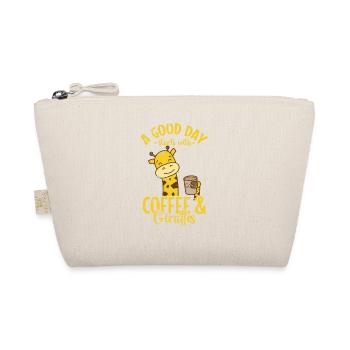 Une bonne journée commence avec du café et des girafes - Trousse biologique - nature - Devant