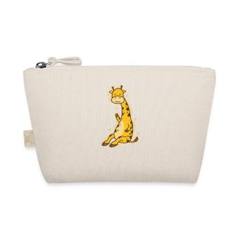 Cute Giraffe Zoo Africa Safari - Organic Pouch - nature - Front