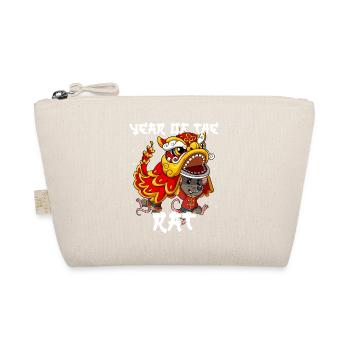 Year of the Rat Lunar New Year Chinese - Organic Pouch - nature - Front