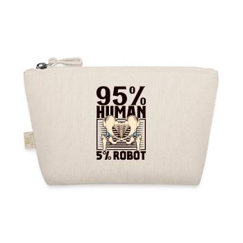 5 percent robot - hip surgery - Organic Pouch - nature - Front