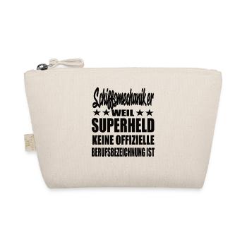 Schiffsmechaiker Superheld Spruch - Bio-Täschchen - Natur - Vorne