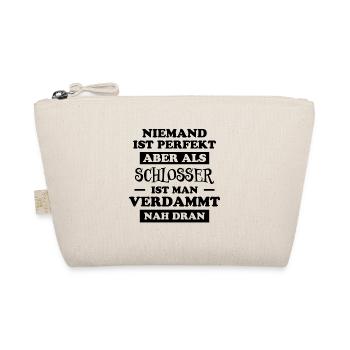Schlosser Beruf Lustiger Spruch Schlosser Geschenk - Bio-Täschchen - Natur - Vorne