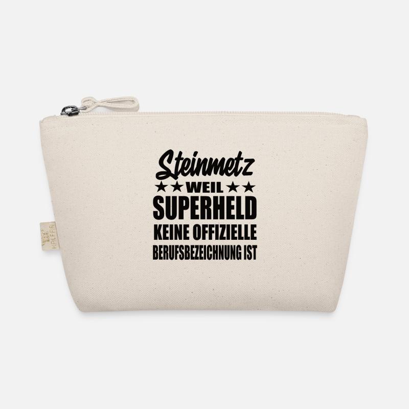 Steinmetz Superheld Spruch Bio-Täschchen