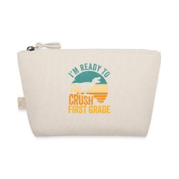 I'm ready to nursery dinosaurs back - Organic Pouch - nature - Front