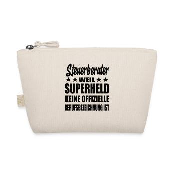 Steuerberater Superheld Spruch - Bio-Täschchen - Natur - Vorne