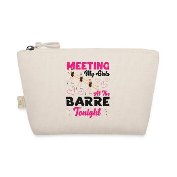 Ballet Dancer Dance Girl Ballerina - Organic Pouch - nature - Front
