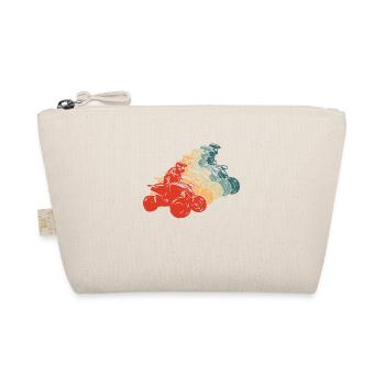 Cool Retro Quad ATV Enthusiasts Quad Racers - Organic Pouch - nature - Front