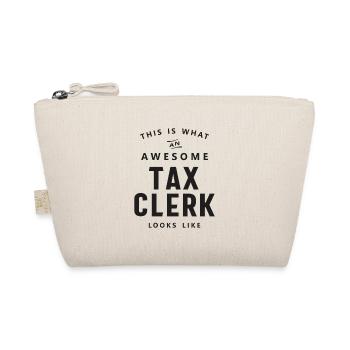 Awesome Tax Clerk - Organic Pouch - nature - Front