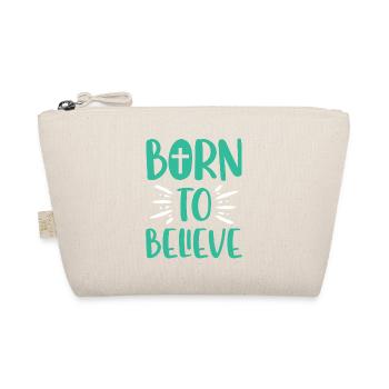 Né pour croire à la foi chrétienne croisée - Trousse biologique - nature - Devant