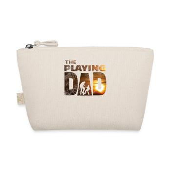 Football Accessories Gift Idea Football Fan - Organic Pouch - nature - Front