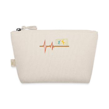 Football Accessories Gift Idea Football Fan - Organic Pouch - nature - Front