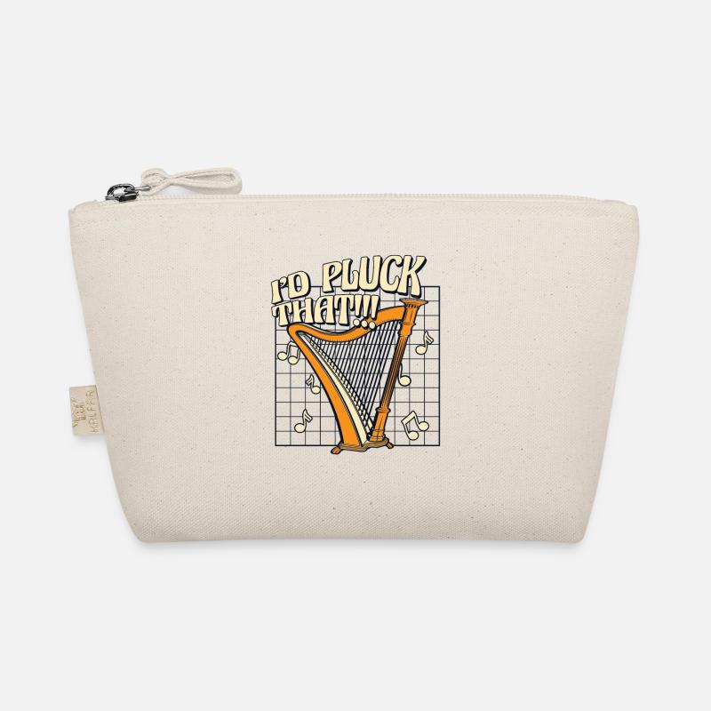 I'd Pluck That Konzertharfe Harfenmusik Harfe Bio-Täschchen
