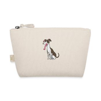 Kawaii Whippet - Bio-Täschchen - Natur - Vorne