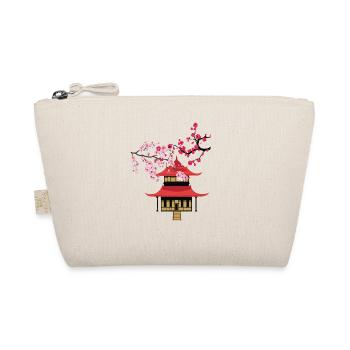 Japanische Kirschblüte - Bio-Täschchen - Natur - Vorne