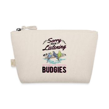Budgie Gift Welli Parakeet - Organic Pouch - nature - Front