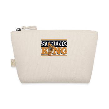 String King Harfenmusik Harfe Konzertharfe - Bio-Täschchen - Natur - Vorne