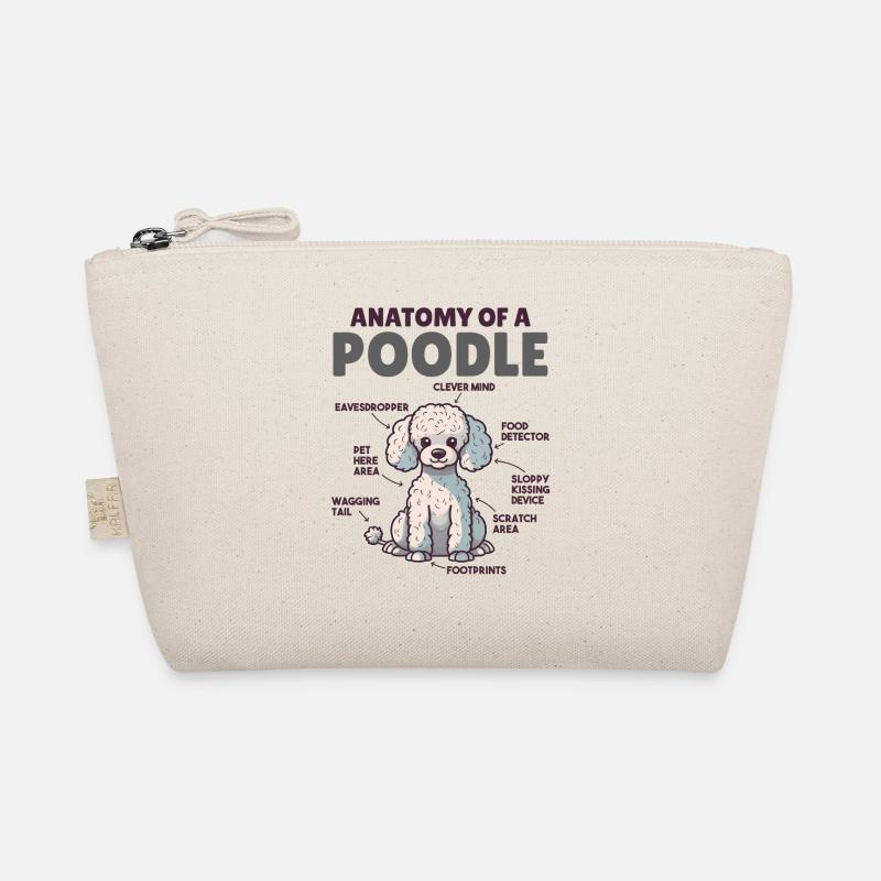 Hunde Erklärung Anatomy eines Pudel Bio-Täschchen