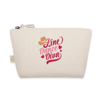 Linedance Diva Country Fan - Sticker - Organic Pouch - nature - Front
