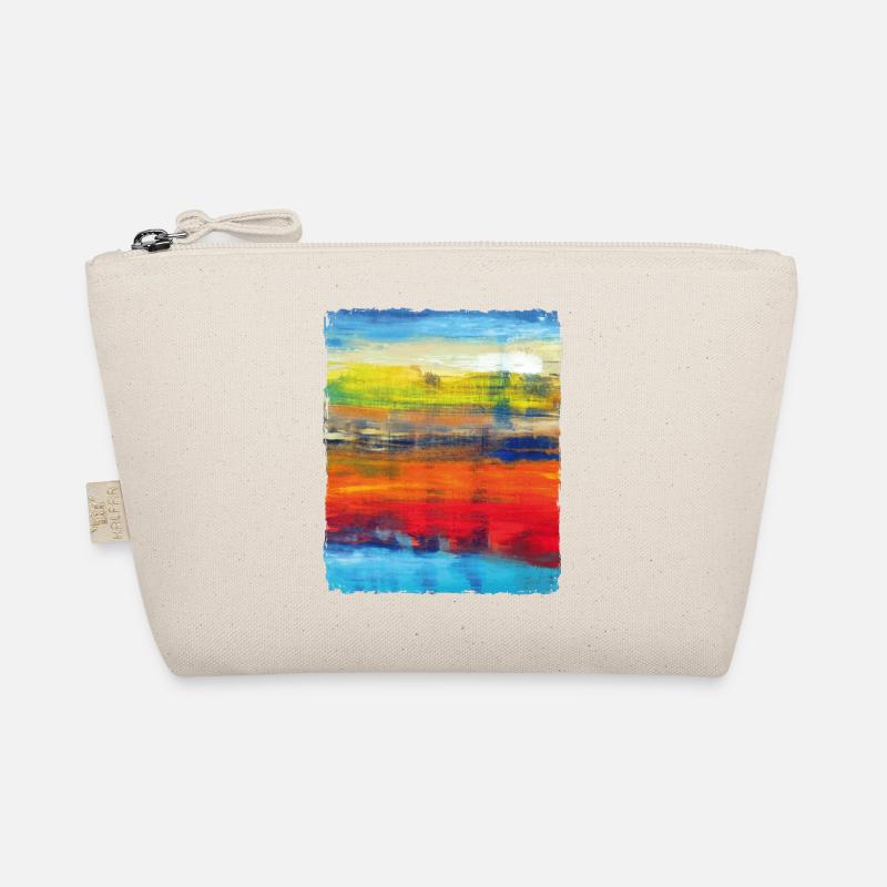 SUMMER DANCE, Sunset, Abstract Art Organic Pouch