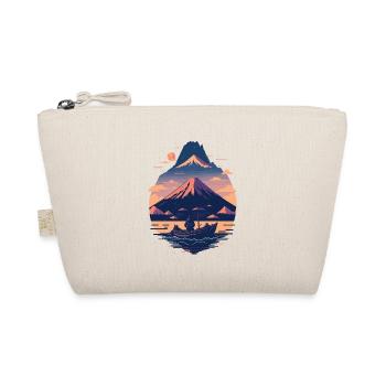 Serene Mount Fuji Sunset Peaceful River Scenery - Bio-Täschchen - Natur - Vorne