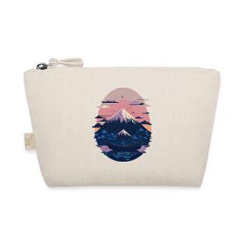 Serene Mount Fuji Sunset Peaceful River Scenery - Bio-Täschchen - Natur - Vorne