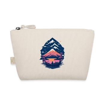 Serene Mount Fuji Sunset Peaceful River Scenery - Bio-Täschchen - Natur - Vorne