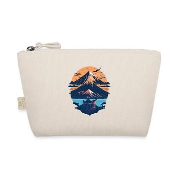 Serene Mount Fuji Sunset Peaceful River Scenery - Bio-Täschchen - Natur - Vorne