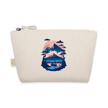 Serene Mount Fuji Sunset Peaceful River Scenery - Bio-Täschchen - Natur - Vorne