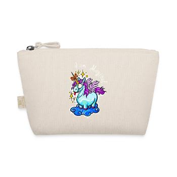 Einhorn Unicorn Süß - Bio-Täschchen - Natur - Vorne