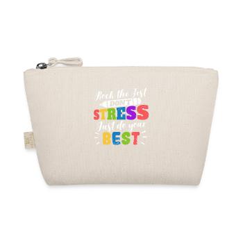 Rock The Test No stress, do your best Instructor - Organic Pouch - nature - Front