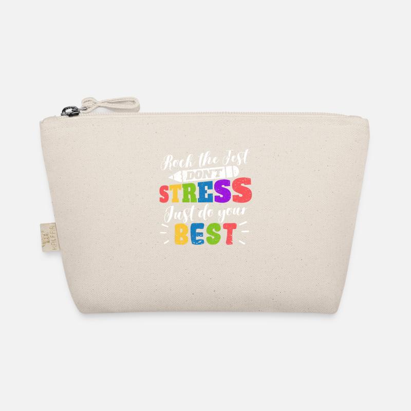 Rock The Test No stress, do your best Instructor Organic Pouch