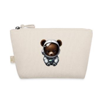 Bear in astronaut suit - Organic Pouch - nature - Front