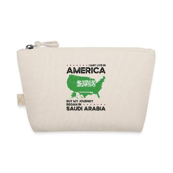 Geborener Saudi-Araber Saudi-Arabien Amerikaner - Bio-Täschchen - Natur - Vorne