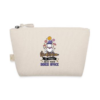 Space Mushroom Meditating Solar System Science Fan - Organic Pouch - nature - Front