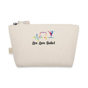 Ballet Dancer Dance Girl Ballerina - Organic Pouch - nature - Front