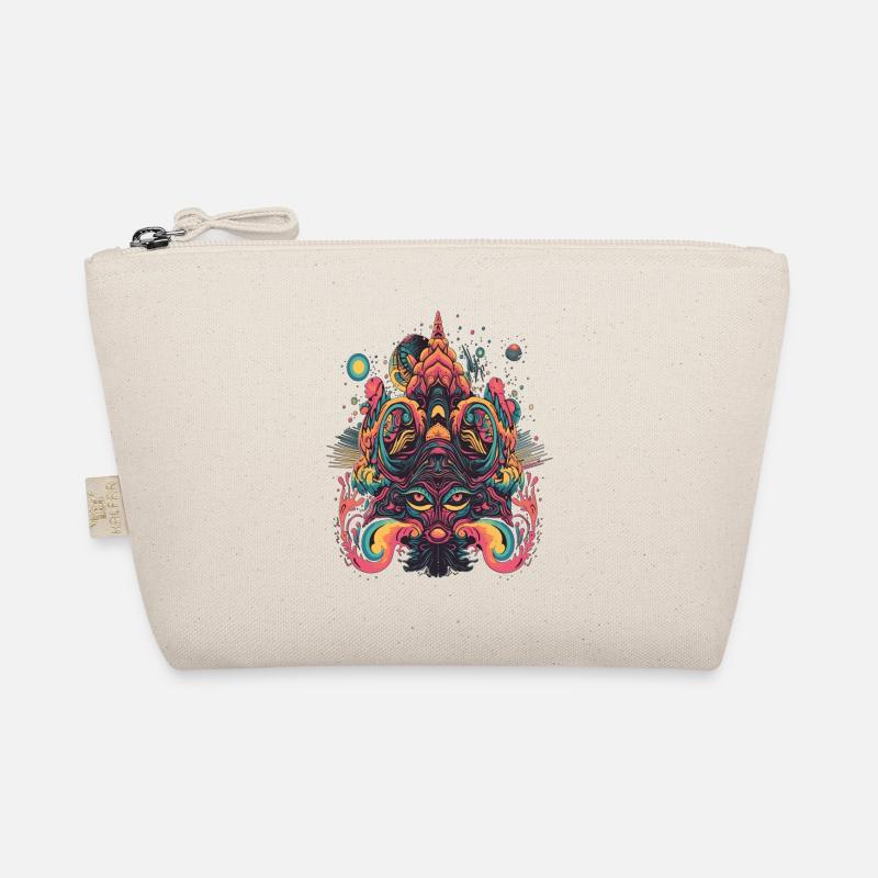 Psychedelic Trip Design Mouse Wonderful Abstract Organic Pouch