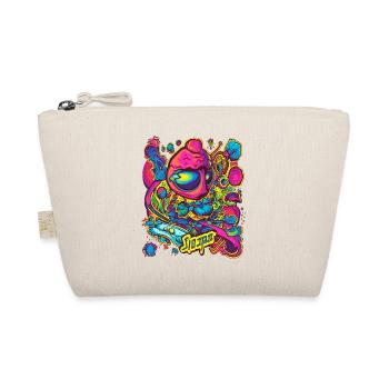Cool Full Colors Design Trip Space Colorful - Organic Pouch - nature - Front