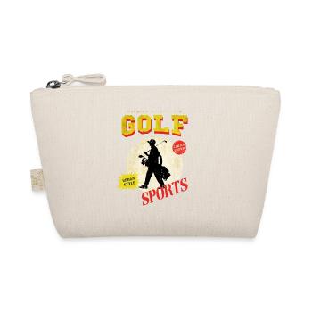 Golf Golf Golfer Sport Hobby Club Vintage - Organic Pouch - nature - Front